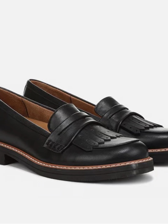 Naturalizer Shoes - Naturalizer Black Penny Loafer Size 7W